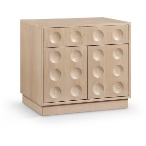 Meridian Furniture,Compass Natural Nightstand - 1 of 4