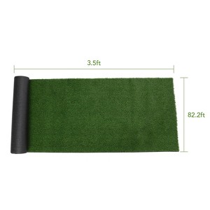 Artificial Grass Turf Fake Grass Rug for Patio, Outdoor Garden, Balcony, Dog Mat, Faux Grass with Drainage Holes - 1 of 4
