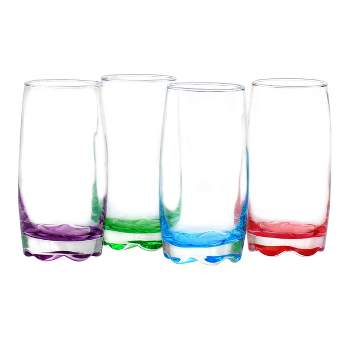 Gibson Home 4 Piece 13.5 Ounce Bubble Double Old-fashioned Glassware Set :  Target
