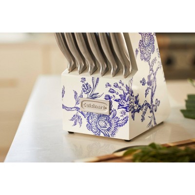 Cuisinart 15 Piece Caskata Collection Stainless Steel Hollow Handle Cutlery Block Set