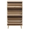 Halitaa 3 Door Shoe Rack, Freestanding Modern Shoe Storage Cabinet, for Entryway - 2 of 4