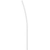 AFI Furnishings Orleans Full Sleigh Solid Wood Slat Headboard in White - 2 of 4