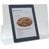 Acrylic CookBook and IPad Tablet Holder, 9"D x 12.5"W x 3.25"H, Versatile Stand for Kitchen Counter or Table - 3 of 4