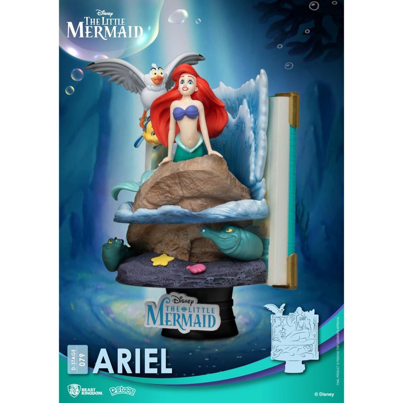 Disney Diorama Stage-079-Story Book Series-Ariel CB (D-Stage), 3 of 5