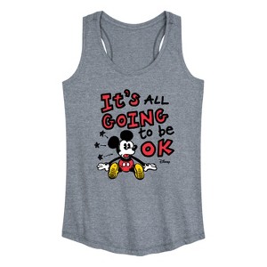 Women's - Disney - Mickey Mouse Graphic Racerback Tank - 1 of 4