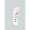 Primavera Ruched Triangular Heel Lace Up Sandal - 4 of 4