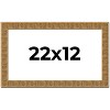 PosterPalooza | Sculpted Black Picture Frame - UV Acrylic, Backing Board, Hanging Hardware Included - 2 of 4