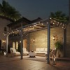 Aoxun 10' x 14' Wall-Mounted Patio Gazebo with Sloped Roof, Heavy-Duty Pergola Awning for Backyard, Deck, Garden, and Outdoor Spaces - 2 of 4
