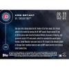 Topps Topps Now 2016 NL MVP Chicago Cubs Kris Bryant Card #OS-32 - 2 of 2