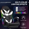 Racxily Gaming Chair - RGB Lighting PU Leather Computer Chair with Footrest and Lumbar Support, w/Synced Armrests & 5-Star Metal Base - 2 of 4