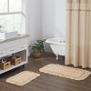 Burlap Vintage Bathmat 20x30 VHC Brands - 3 of 4