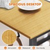 Sevobal Desks Game Computer Desk With Metal Frame And Wooden Tabletop, Modern Style Pc Table For Students And Adults, Beige, 47.2"*19.7"*29.8" - 4 of 4