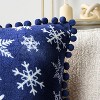 PAVILIA Set of 2 Pom Pom Throw Pillow Covers, Decorative Pompom Fringe Square Cushion Cases for Couch Sofa Bed - 3 of 4