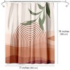 71x74 Boho Rustic Shower Curtain - 100% Polyester - Water-Resistant Bath Curtain - 2 of 4