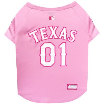 texas rangers pink jersey