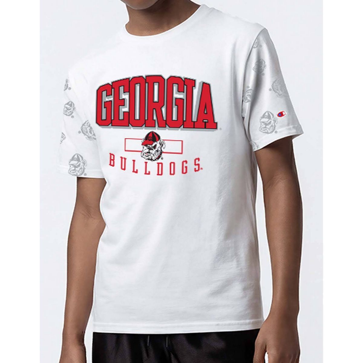 NCAA Georgia Bulldogs Champion Youth White T-Shirt - thumbnail 4