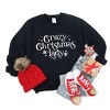Simply Sage Market Women's Graphic Sweatshirt Crazy Christmas Lady - 3 of 4