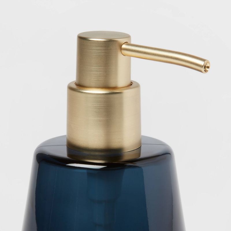 Smokey Glass Soap Pump Blue - Threshold&#8482;, 5 of 8