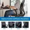 Mount-It! Lumbar Support Pillow, Ergo Collection Compact Back Support for Office, Gaming Chair, Memory Foam Filling, Relief Back Pain Improve Posture - 4 of 4