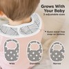 KeaBabies 8pk Organic Baby Bibs for Boy, Baby Drool Bib for Baby Boys and Girls, Newborn Teething Bibs - 4 of 4