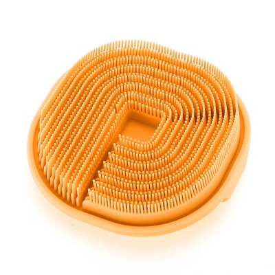 Unique Bargains Round Shape Bath Brush for Bathroom 4.13" 1 Pc