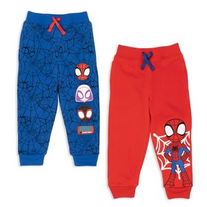 Marvel Spider-Man Spidey and His Amazing Friends Fleece 2 Pack Pants - 1 of 4