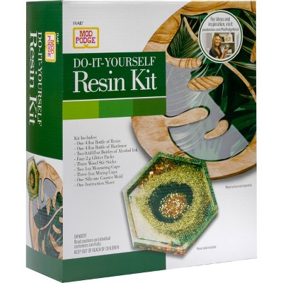 Mod Podge Resin Kit Tropical Leaf
