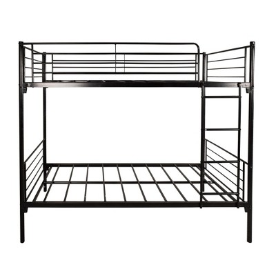 NicBex Twin Over Twin Bunk Bed with Metal Frame and Ladder for Kids,Girls,Boys