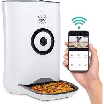 Arf Pets Automatic Pet Feeder, Wi-Fi Cat & Dog Food Dispenser w/Camera