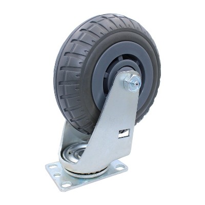 SNAP-LOC 400 lb Caster 6 Inch Extreme-Duty Synthetic Rubber Swivel