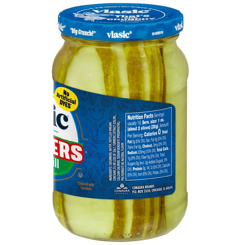 Vlasic Stackers Kosher Dill Pickle Slices - 16 fl oz, 4 of 6
