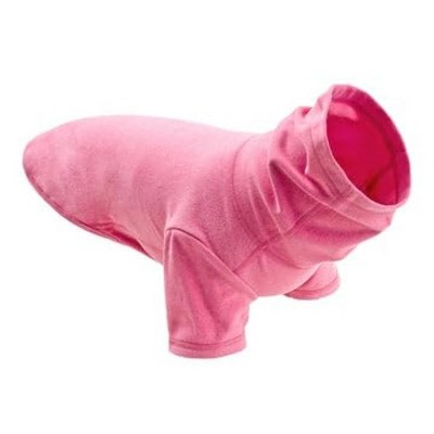 Gooby Turtle Neck Microfiber Stretch Fleece Hot Pink, Medium