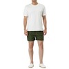 TATT 21 Men's Summer Solid Color Drawstring Mesh Lining Beach Swim Shorts - 2 of 4