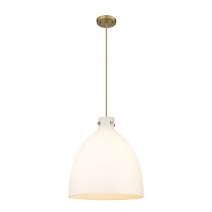 Newton Bell - 1 Light Pendant In Industrial Style-19.63 Inches Tall and 18 Inches Wide - 1 of 1