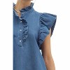 Women's Ruffled Romance Top - entro - 4 of 4