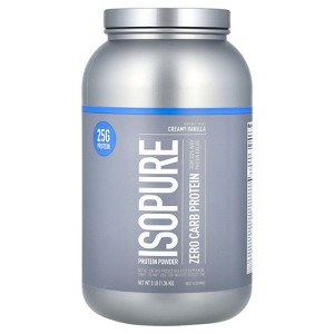 Isopure Zero Carb Protein Powder, Creamy Vanilla, 3 lb (1.36 kg) - 1 of 2