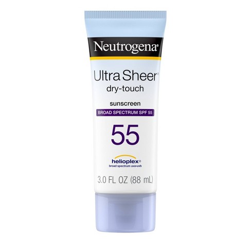 Neutrogena Ultra Sheer Touch Sunscreen Lotion - Spf 55 - 3 Fl : Target