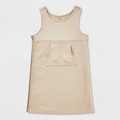 Girls' Adaptive Abdominal Access Uniform Dress - Cat & Jack™