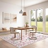 Modern Insect Floral Area Rug - Non-Slip Stain-Resistant Low Pile Carpet, Machine Washable Ultra-Soft Accent Mat for Living Room, Bedroom Kitchen - 3 of 4