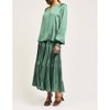 Women's Smocked Cuff Blouse - current air - 4 of 4