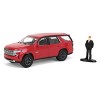 Greenlight Collectibles 1/64 2022 Chevrolet Tahoe LT Texas Edition with Figure Hobby Shop Series 14 97140-F - 2 of 4