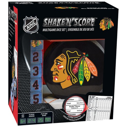 Masterpieces Officially Licsenced Nhl Chicago Blackhawks Shake N' Score  Dice Game For Age 6 And Up : Target