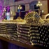LED Christmas Net Lights Battery Operated 2x3M 192LED Waterproof Mesh Light 8 Modes Christmas Lights for Indoor Outdoor Xmas Party Yard Garden - 2 of 4