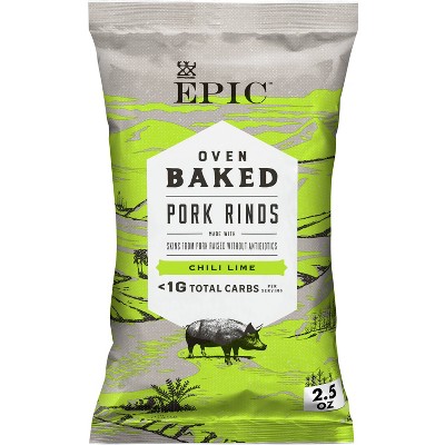 EPIC Chili Lime Pork Rinds - 2.5oz