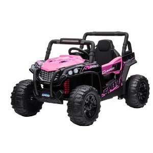 Ride On Car for Kids, 12V Off-Road UTV with Remote Control, Battery Powered Electric Vehicle with Dual 120W Motors - 1 of 4