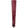Allegra K Women's Pointed Toe Side Zipper Stiletto Heels Over the Knee High Boots - 3 of 4