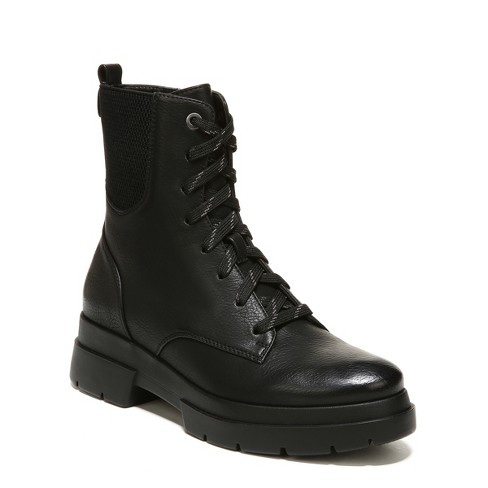 Womens black clearance combat boots target