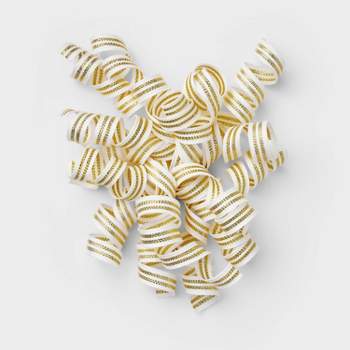 Curl Swirl Bow Gold/White - Spritz™