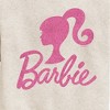 Boys' - Barbie - Barbie Logo Pink Glitter Graphic Long Sleeve Fleece Sweatshirt - 2 of 4