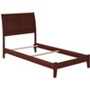 AFI Furnishings Portland Twin Traditional Bed with Open Footboard and Turbo Charger in Walnut - 3 of 4